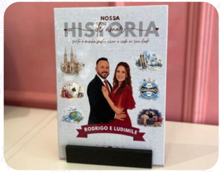 Quadro com suporte